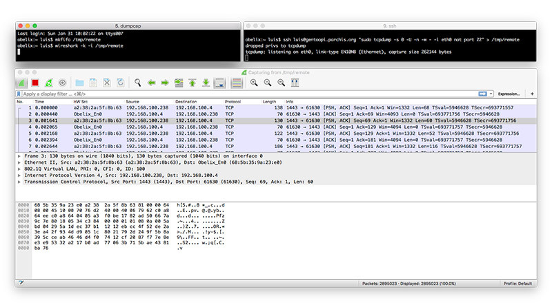 wireshark-remote