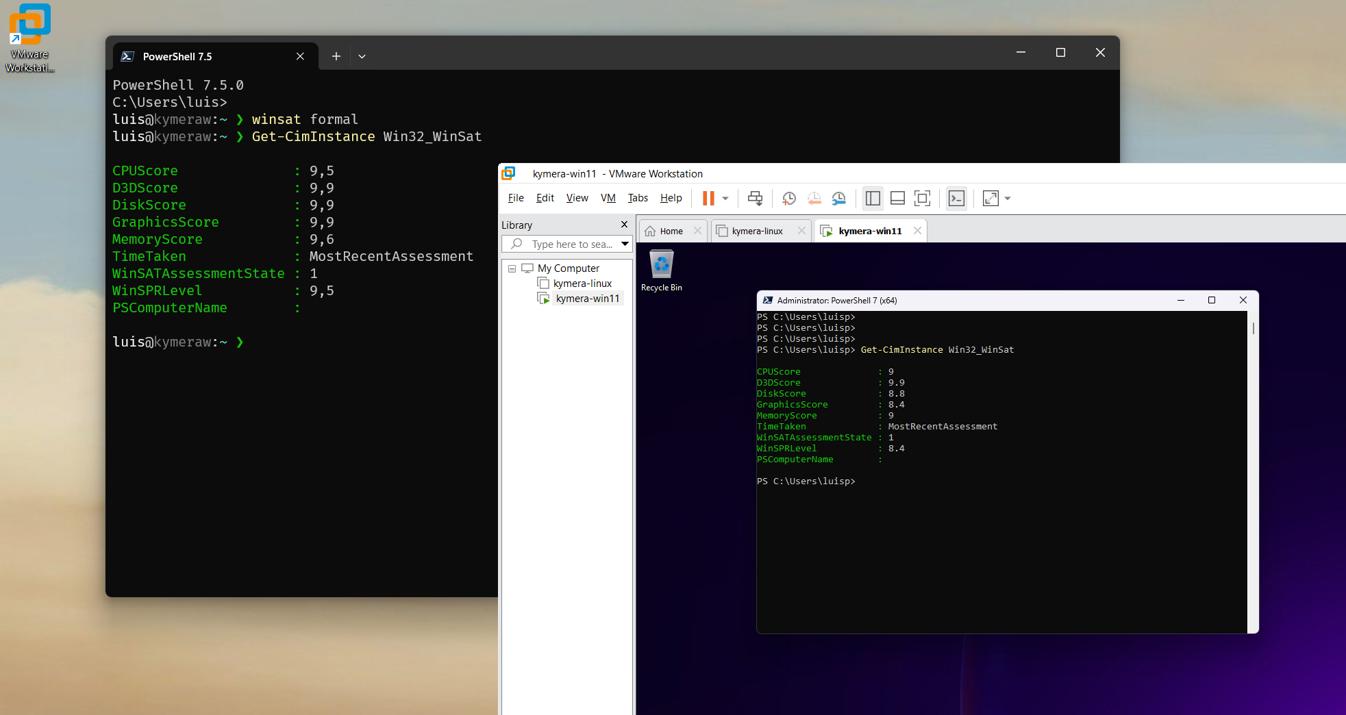 Otro windows 11 optimizado, esta vez como Guest de VMWare Workstation