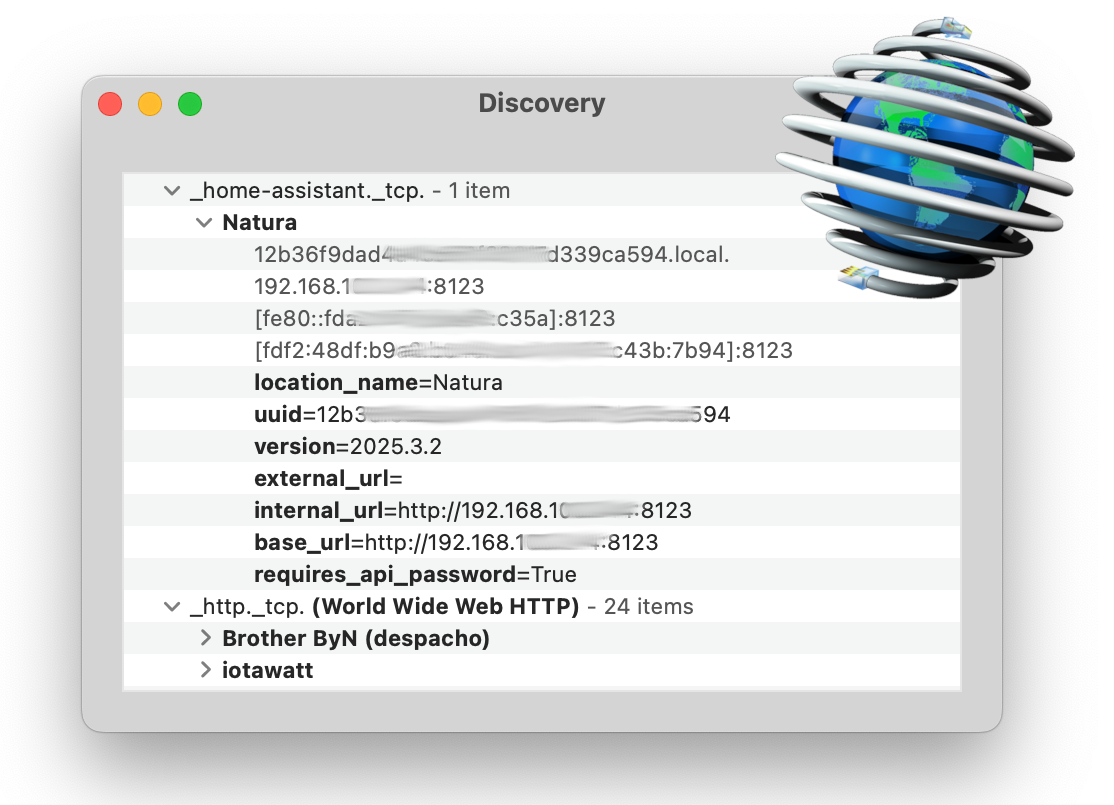 Así vemos Home Assistant desde el App Discovery